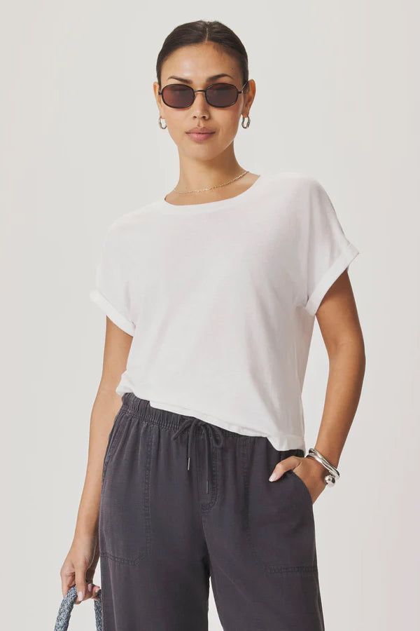 splendid louisa tee white