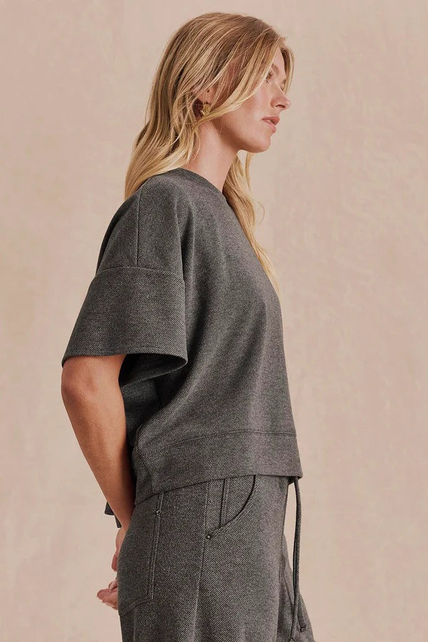 splendid marlow top charcoal