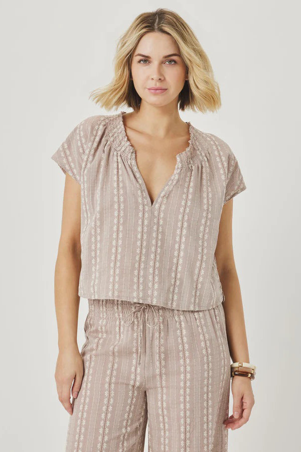 splendid meadow blouse light wicker