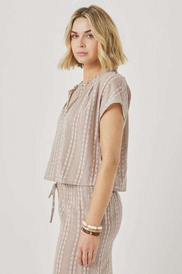 splendid meadow blouse light wicker