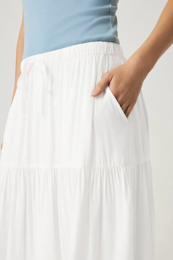 splendid melanie skirt white