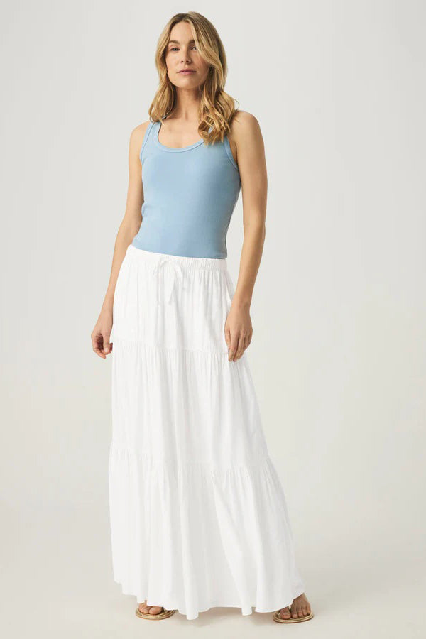 splendid melanie skirt white