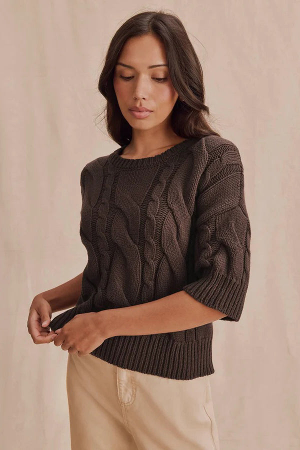 splendid rhiannon sweater java