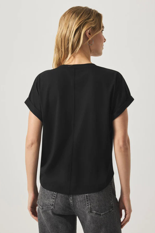 splendid skye tee black