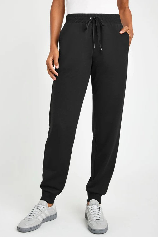 splendid soft fleece plush jogger black 