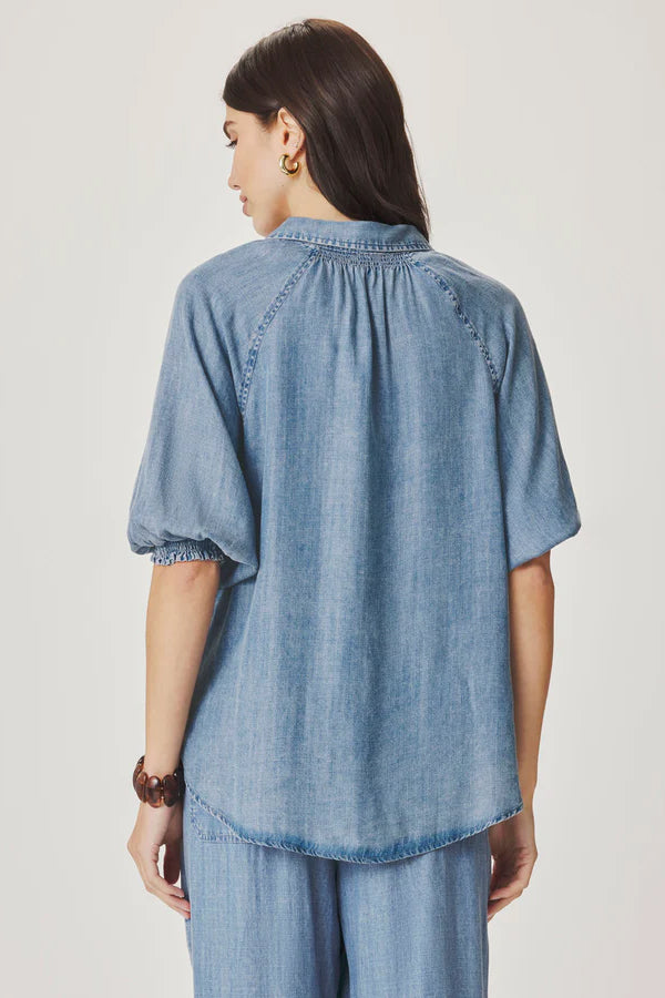 splendid talia top indigo