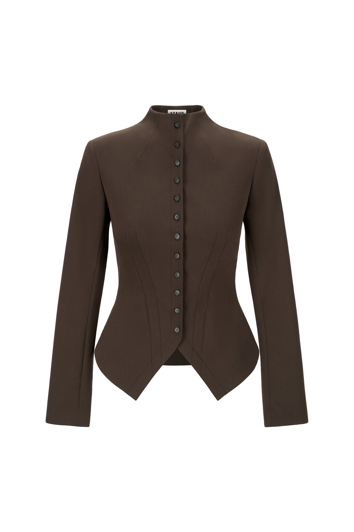 staud adrian jacket earth