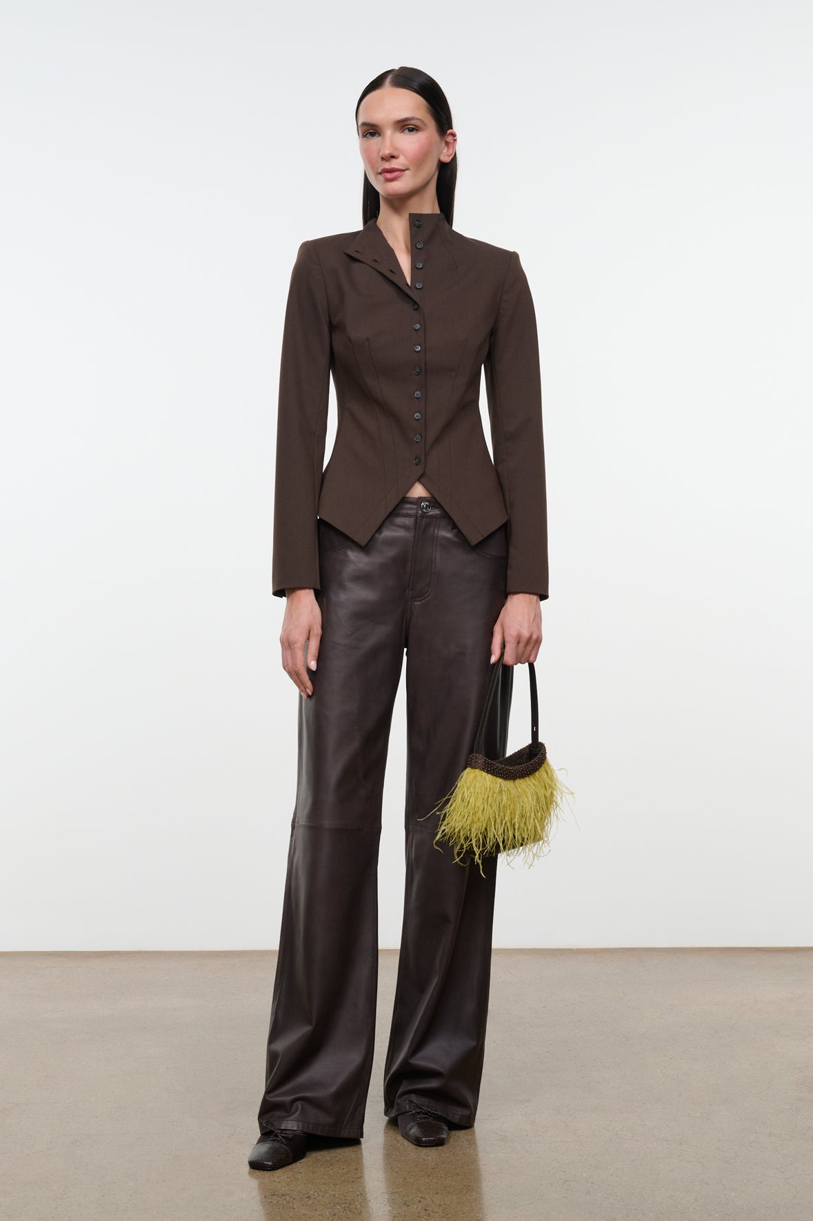 staud adrian jacket earth