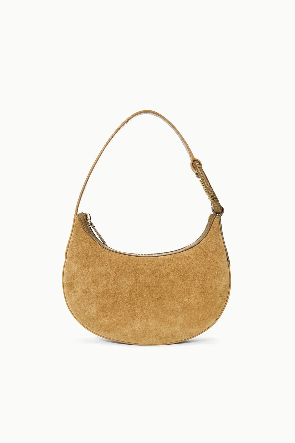 staud alden shoulder bag hazel suede