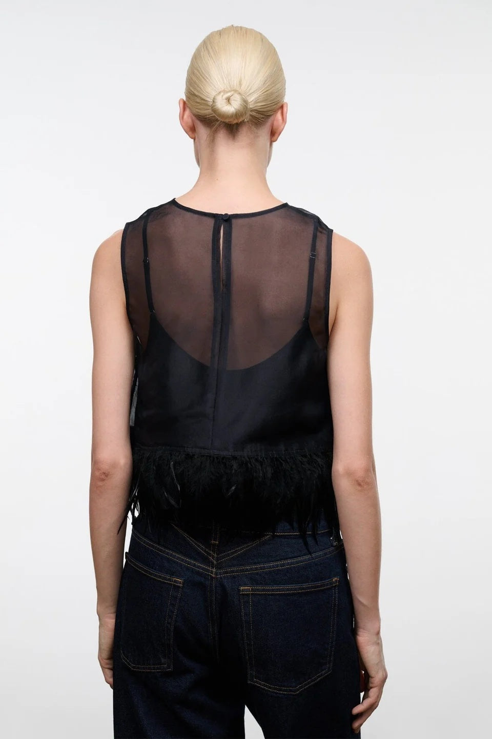 staud avi top black