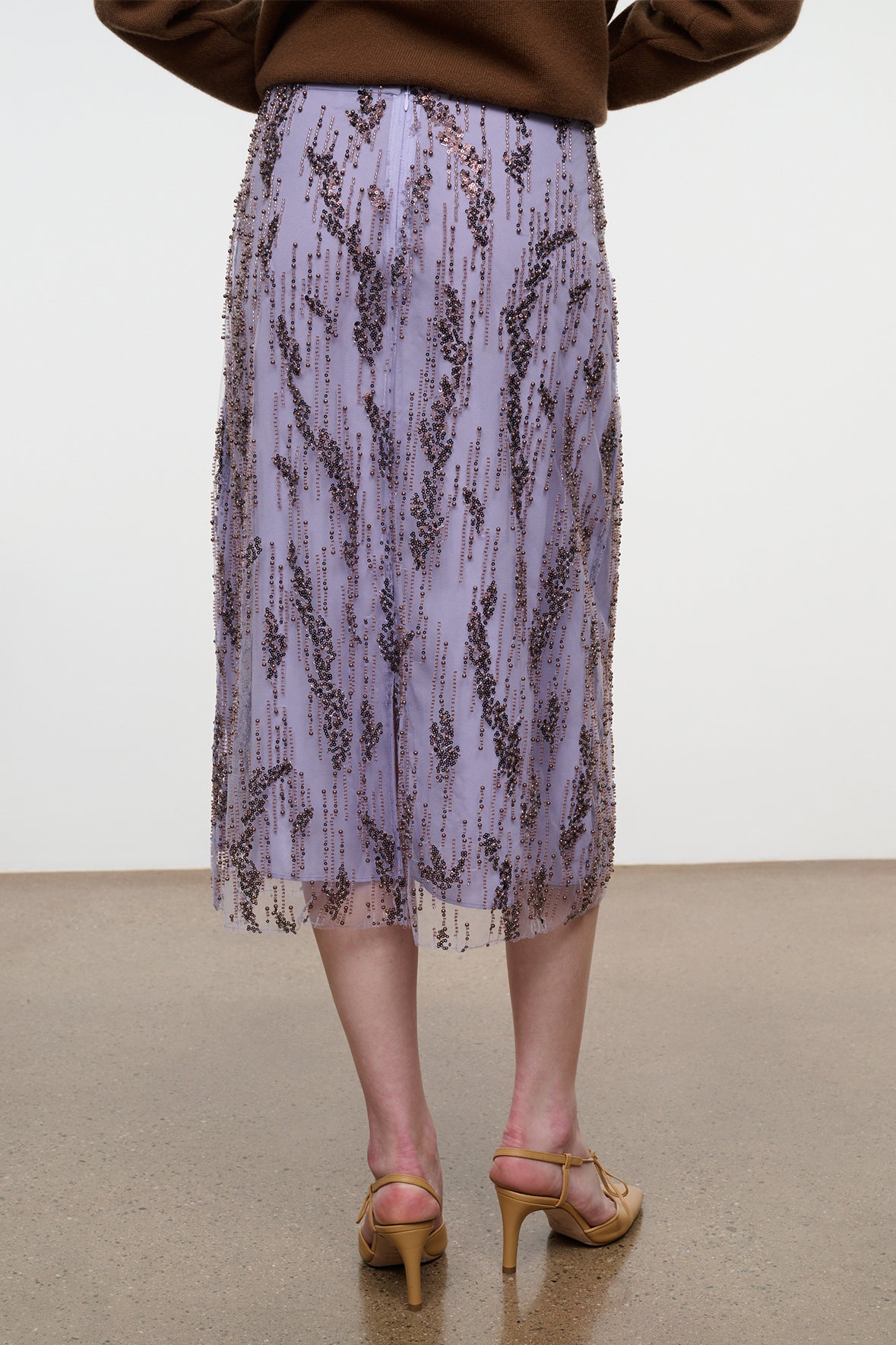 staud aviva skirt lilac