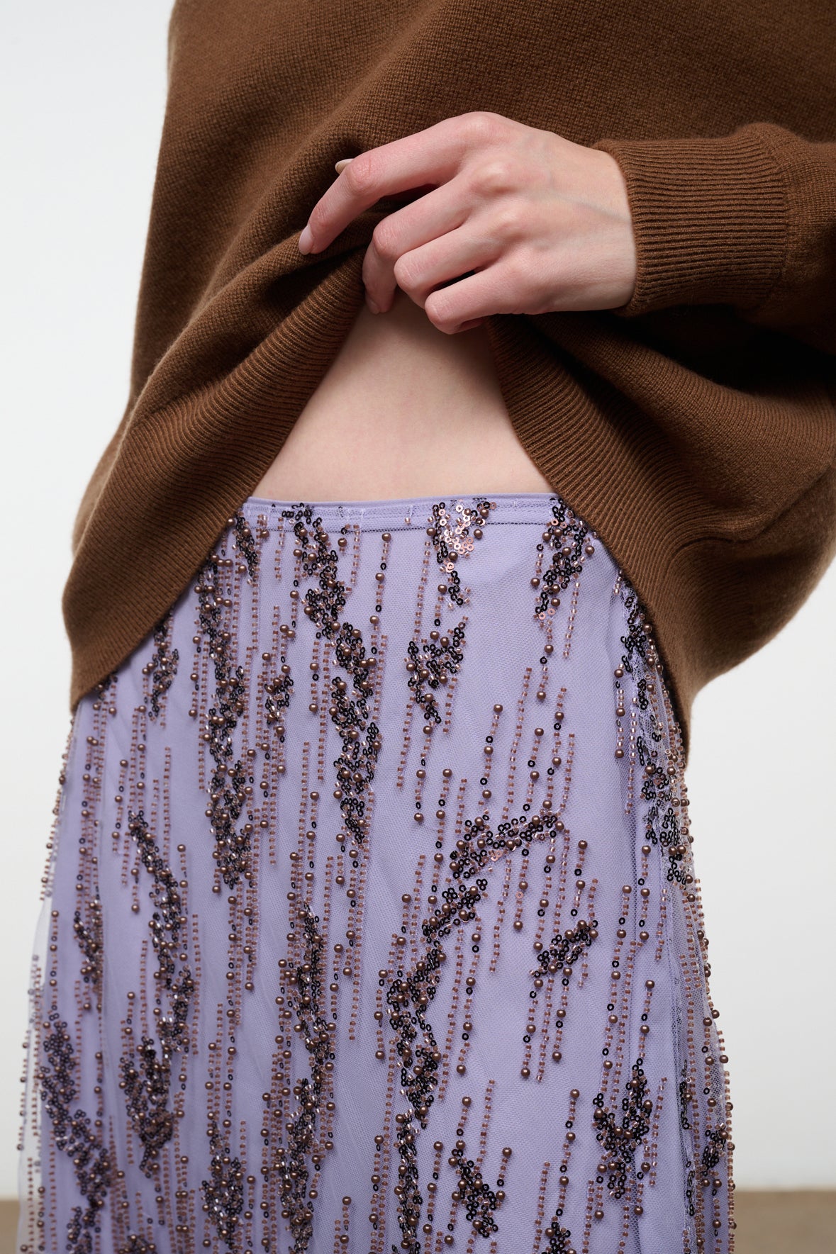staud aviva skirt lilac