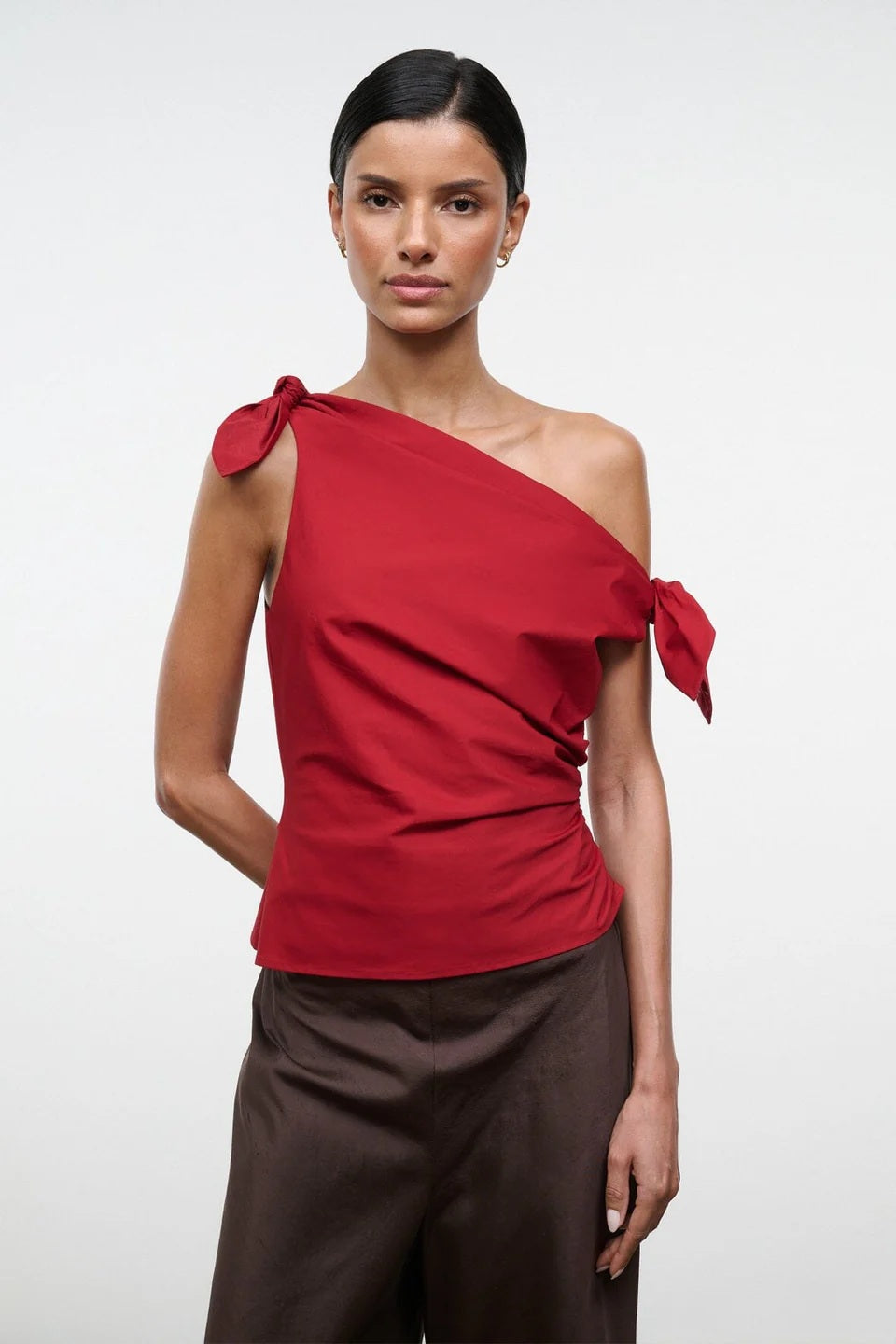 staud bellaria top rouge
