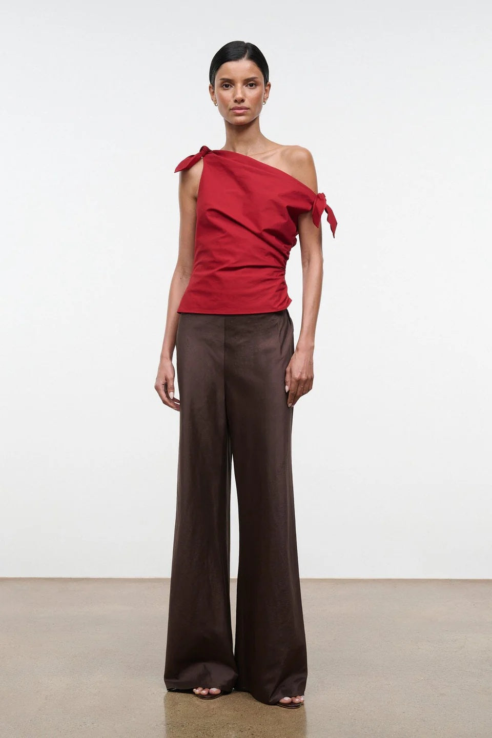 staud bellaria top rouge