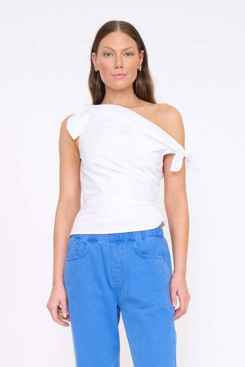 staud bellaria top white