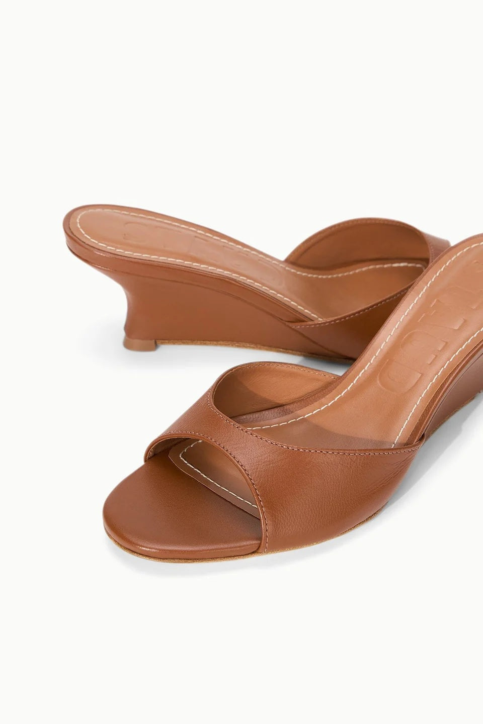 staud brigitte wedge tabac