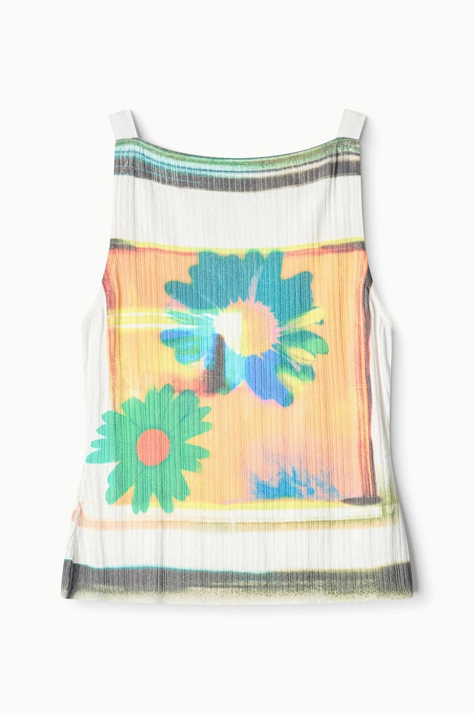 staud bryn top superbloom scarf
