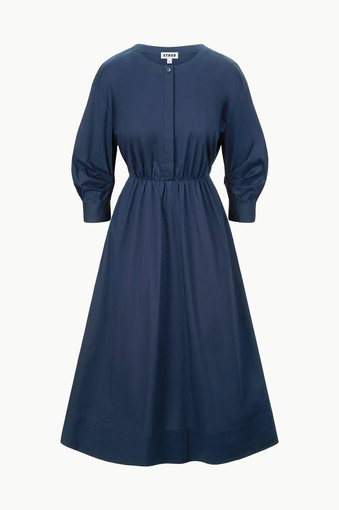 staud cafu dress navy