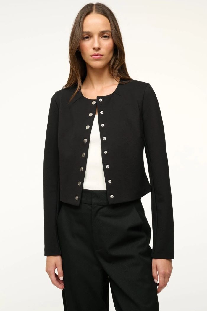 staud cilento jacket black 