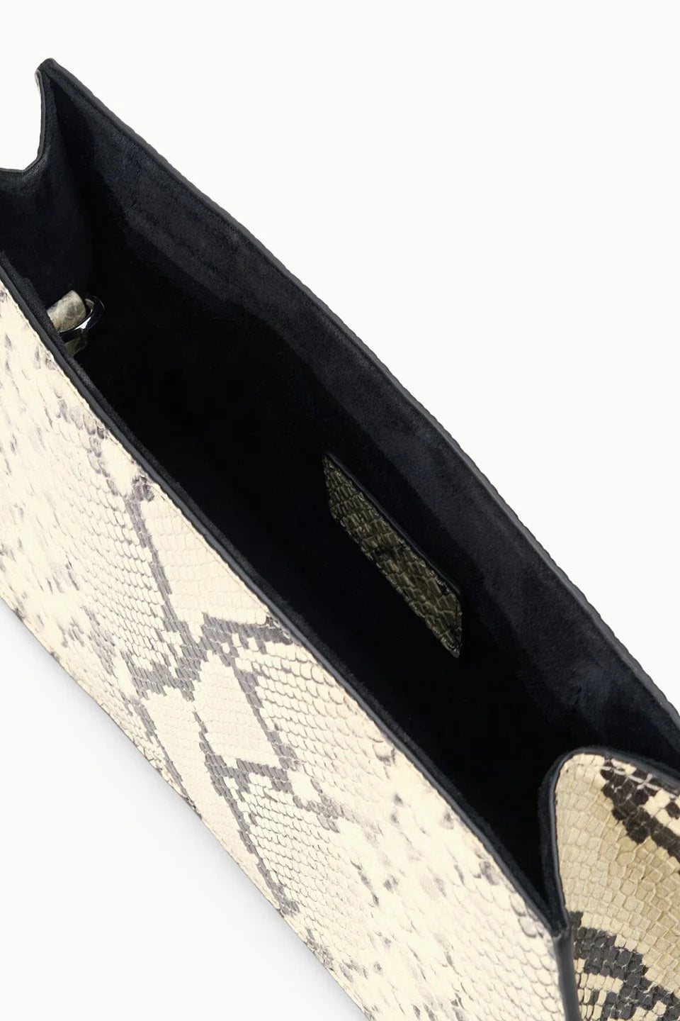 staud coco bag white snake