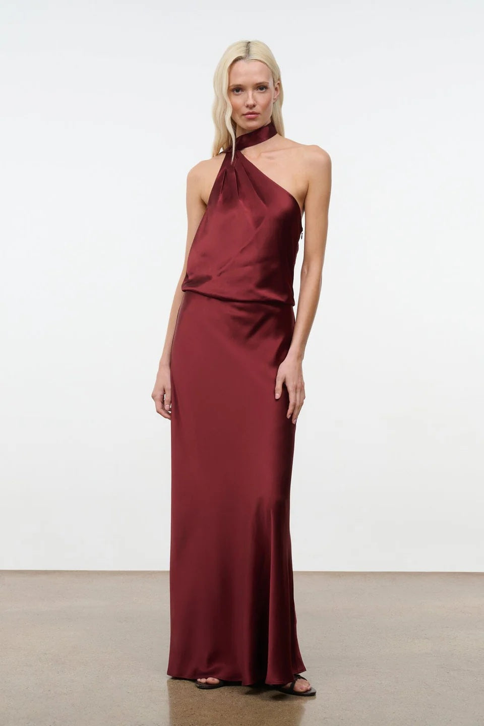 STAUD, Estelle Dress in Pinot, Size 4