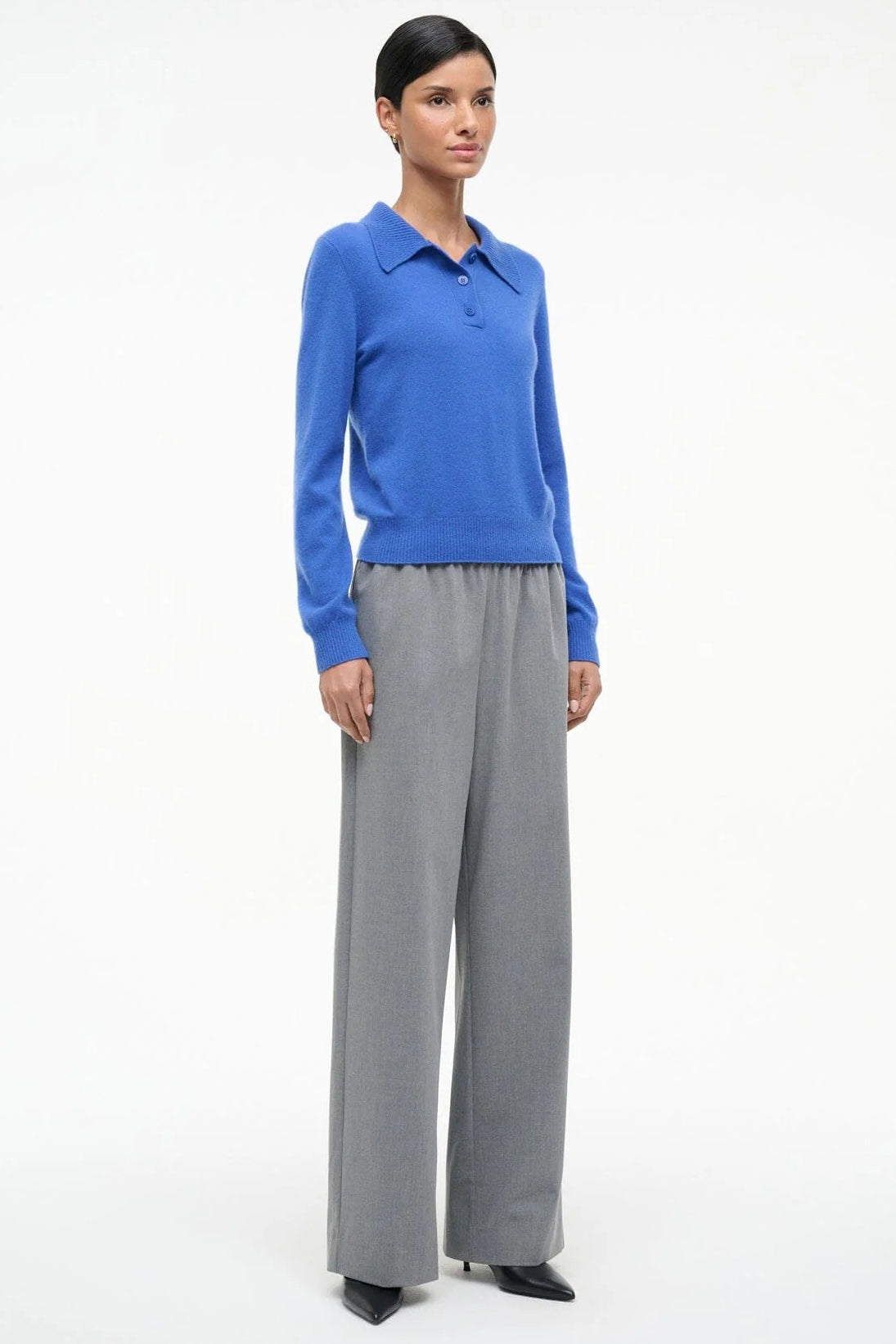 staud gemma sweater sapphire