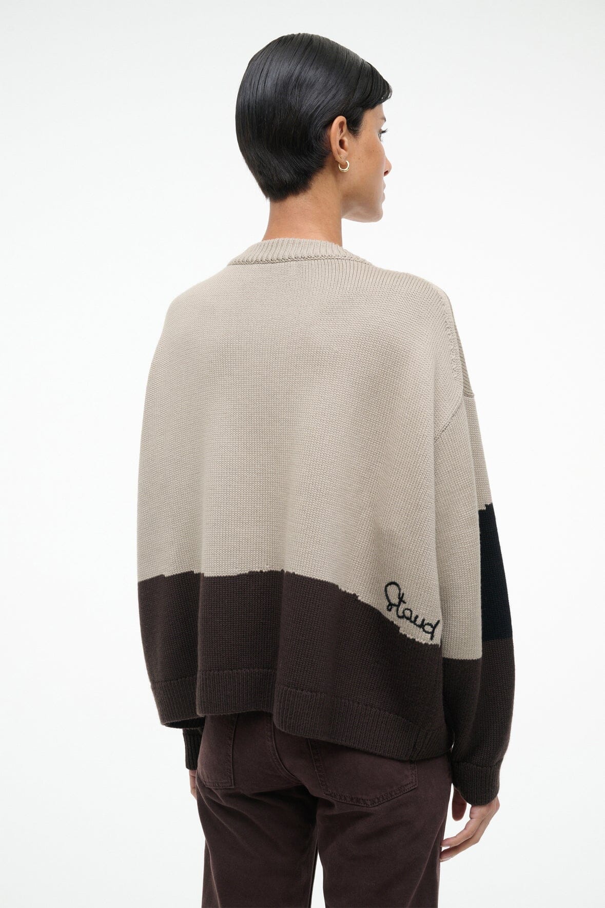 staud giada sweater stables