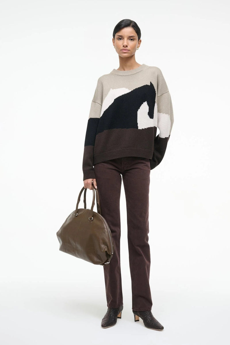 staud giada sweater stables