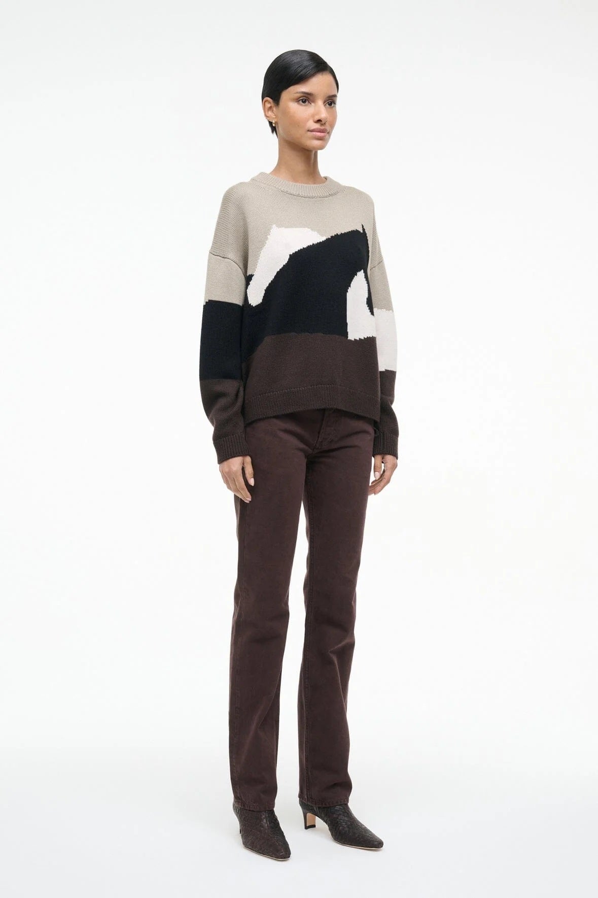staud giada sweater stables