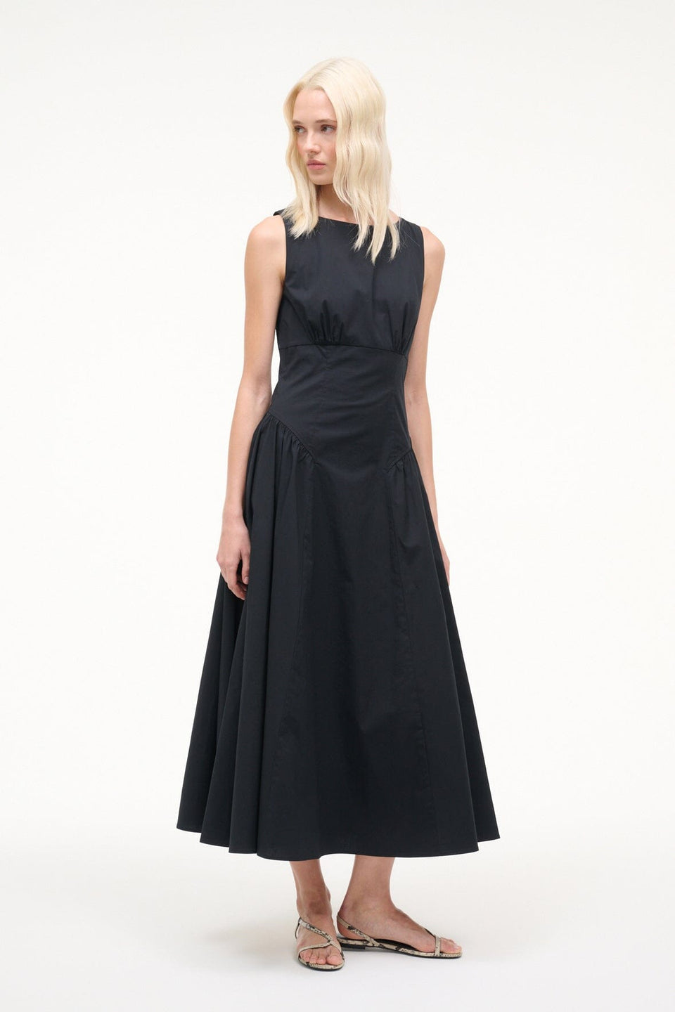 staud gwen dress black
