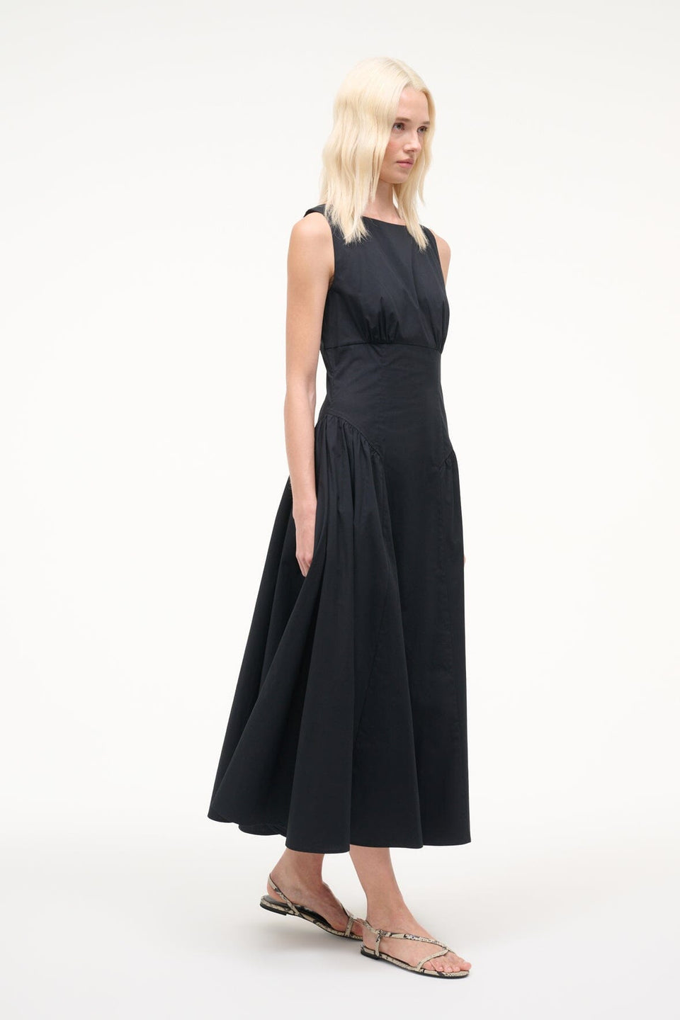 staud gwen dress black