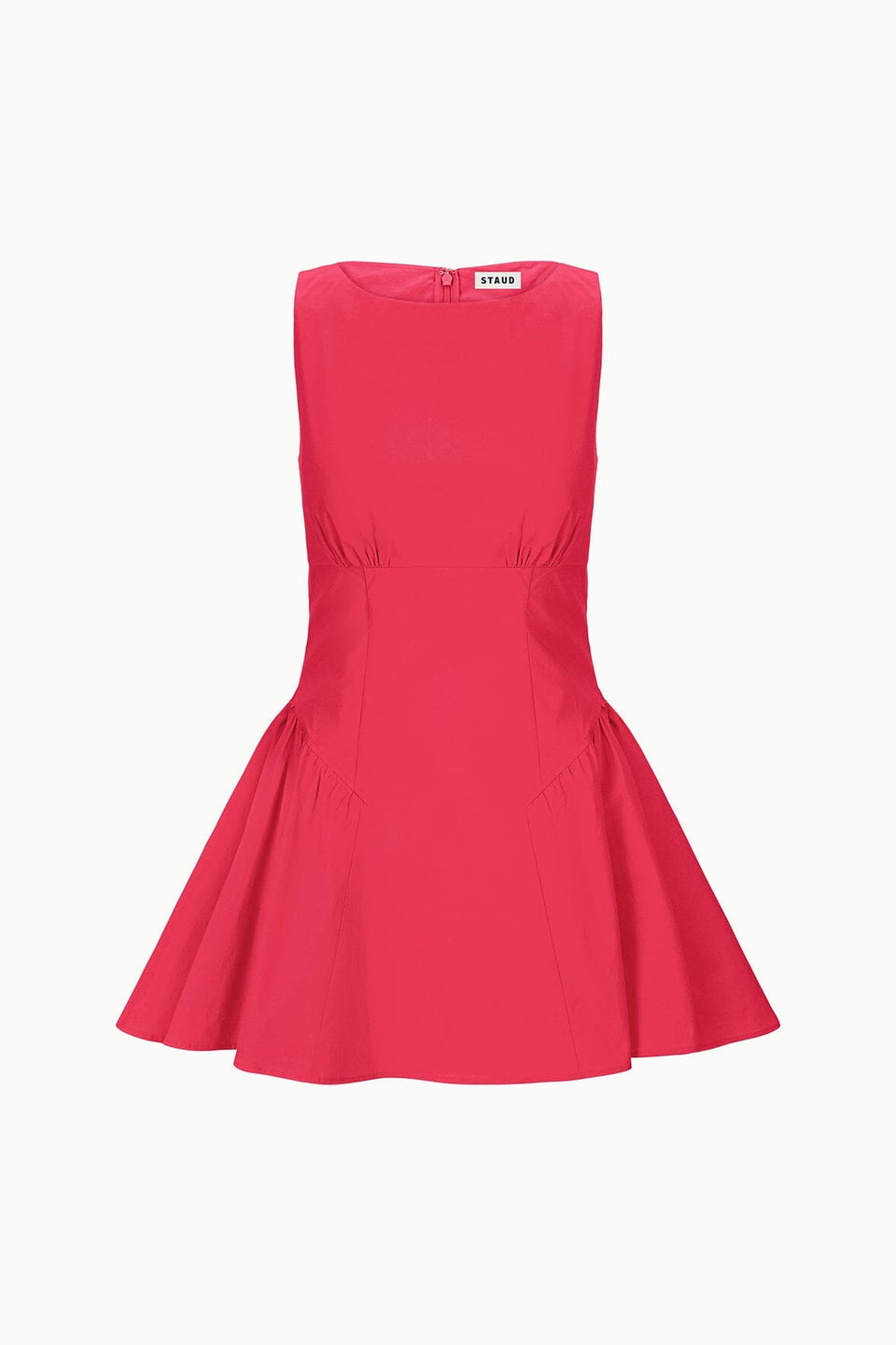 staud gwen mini dress cherry