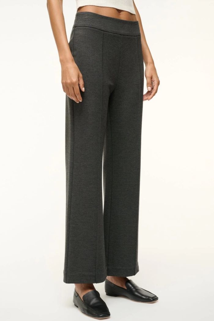 staud knack pant heather grey 