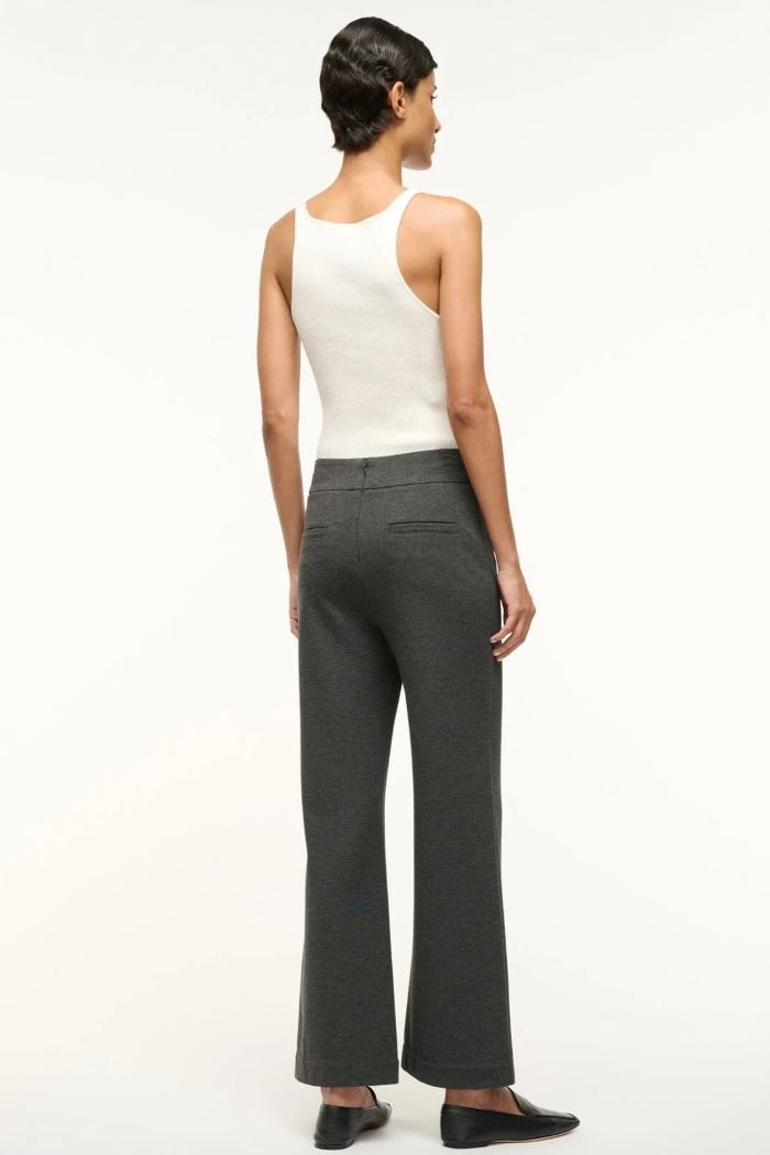 staud knack pant heather grey 