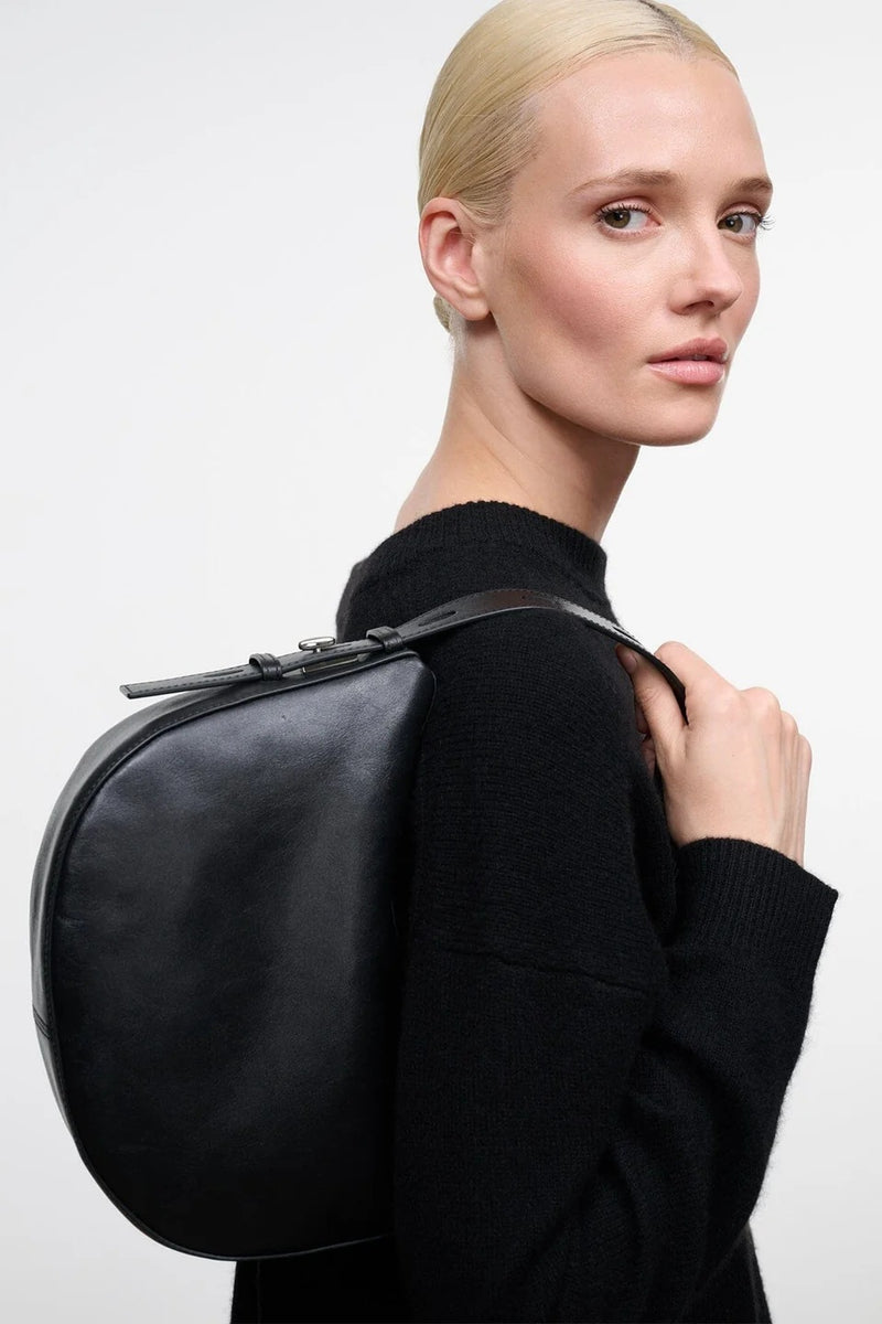 staud levi bag black leather
