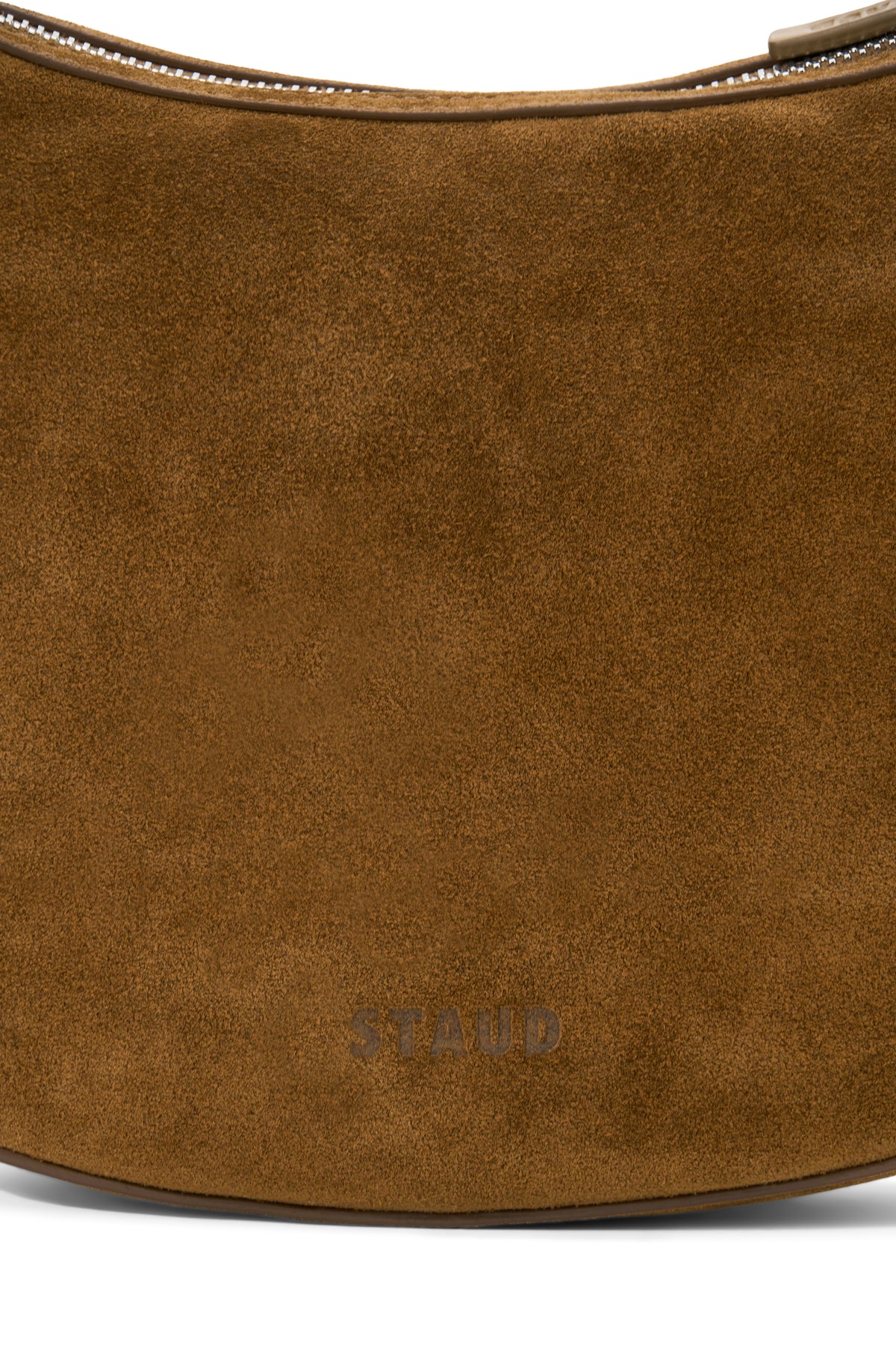 staud levi bag cigar suede