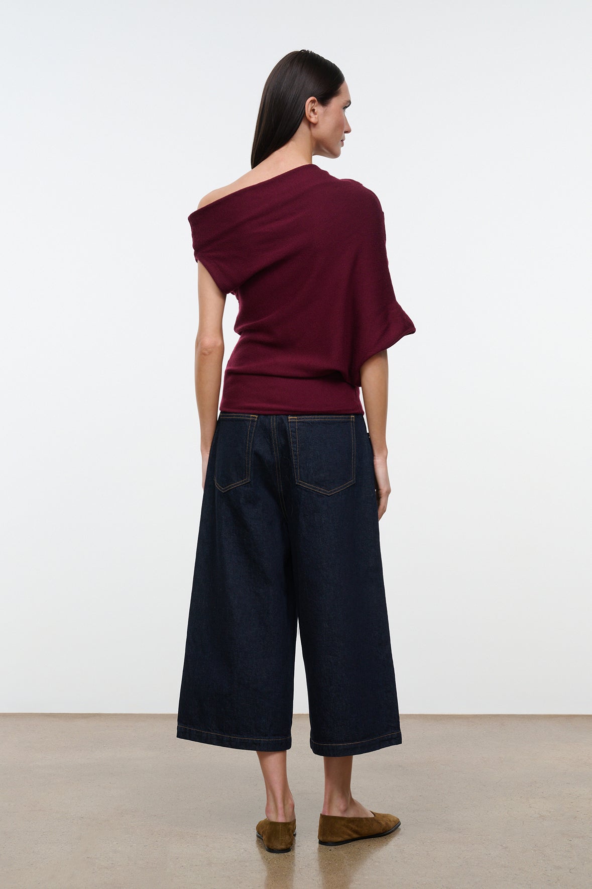 staud mabel sweater pinot