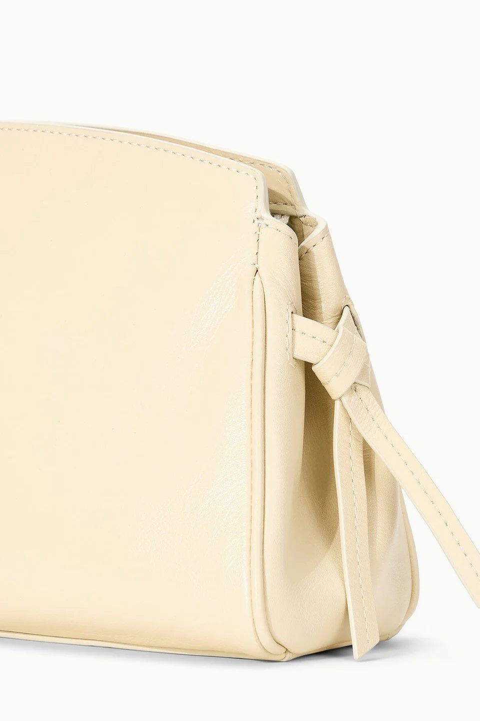 staud maude convertible clutch cream