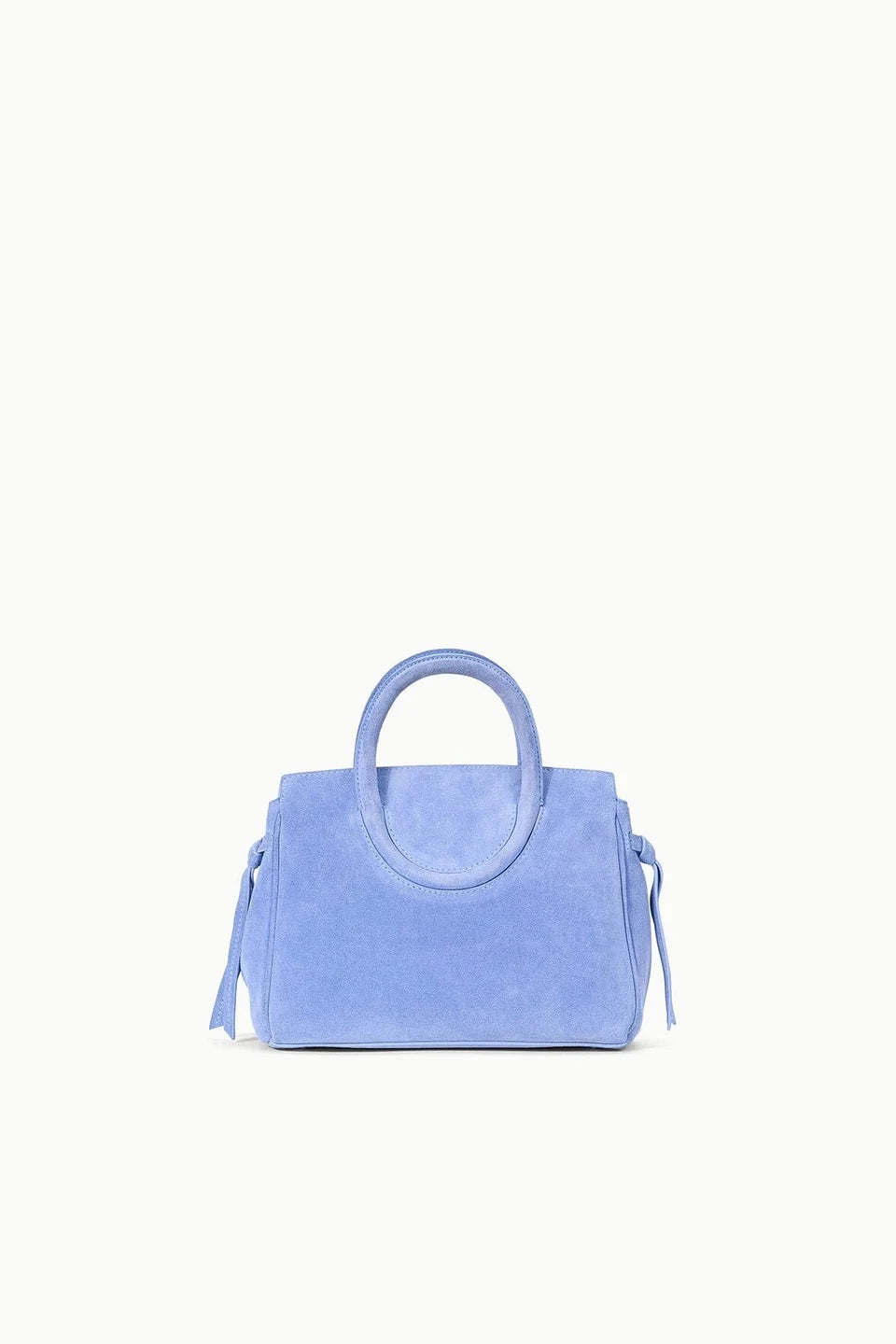 staud maude mini carryall cielo suede