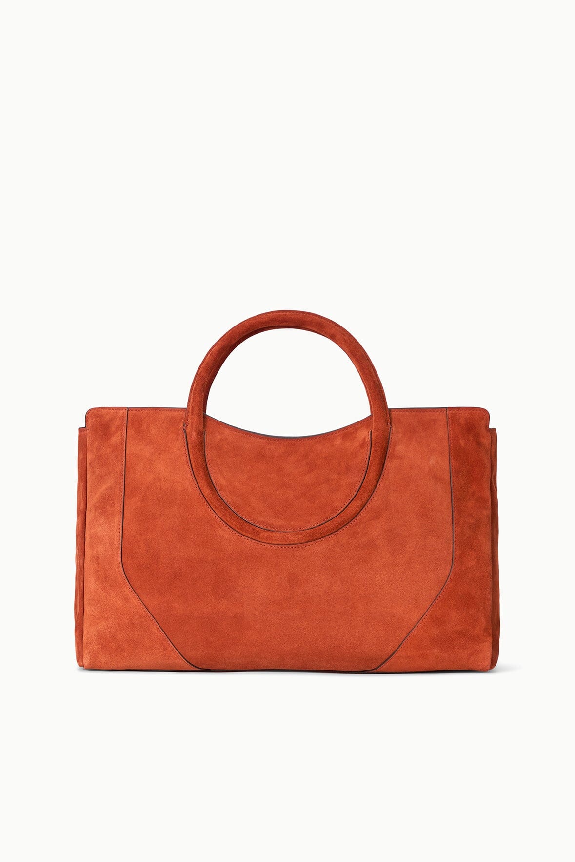 staud maude satchel auburn