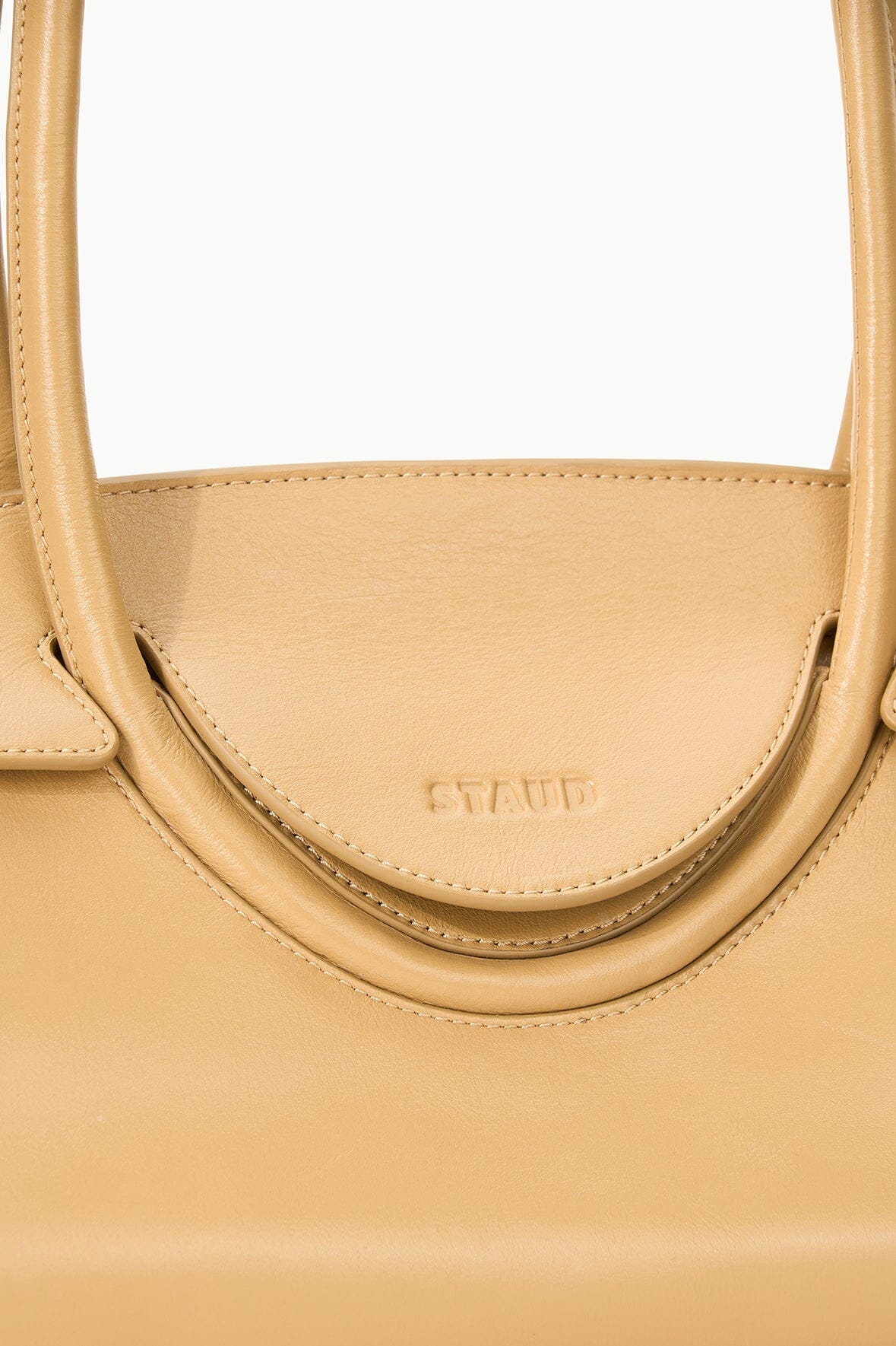 staud maude shoulder bag camel