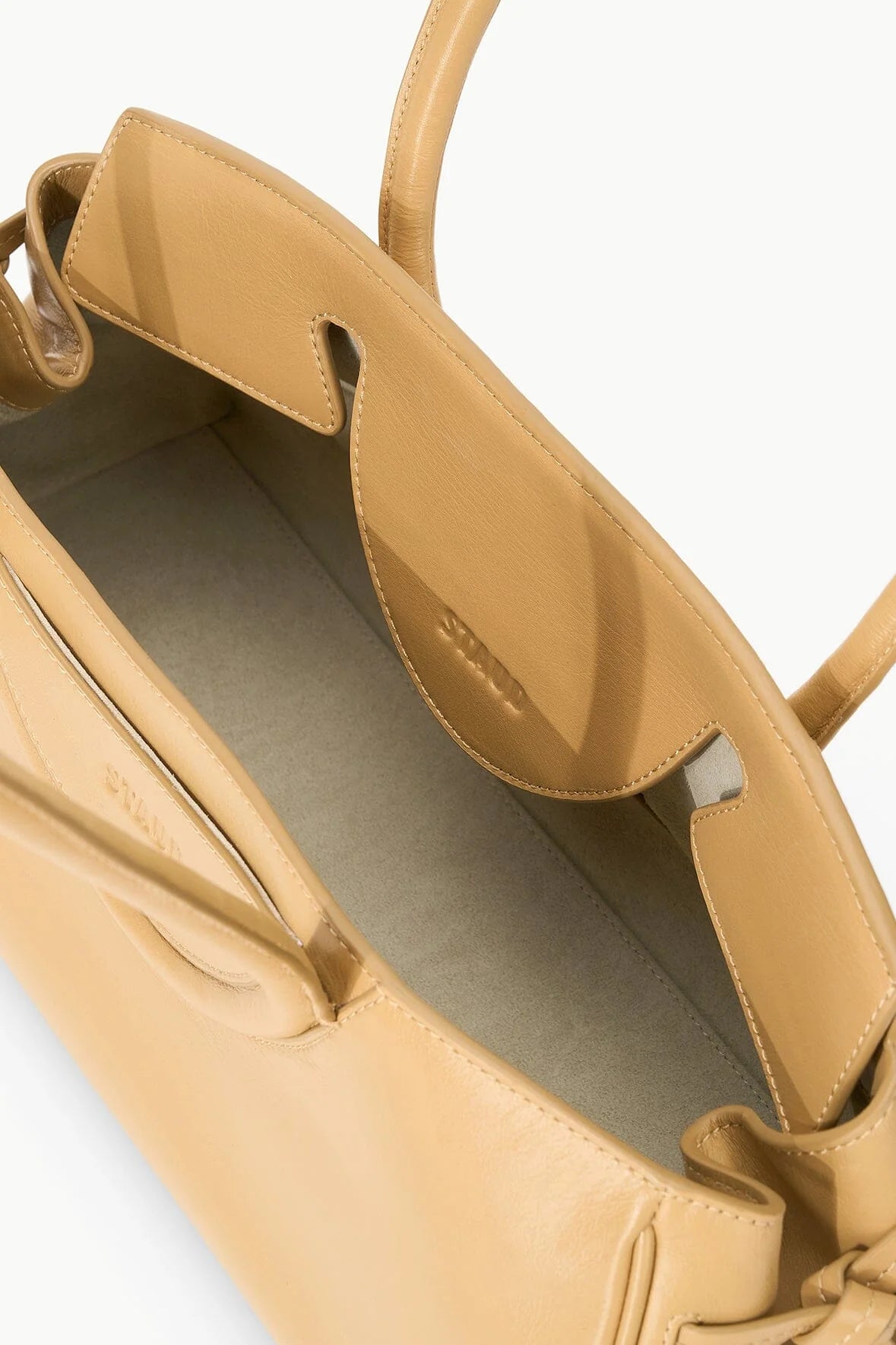 staud maude shoulder bag camel