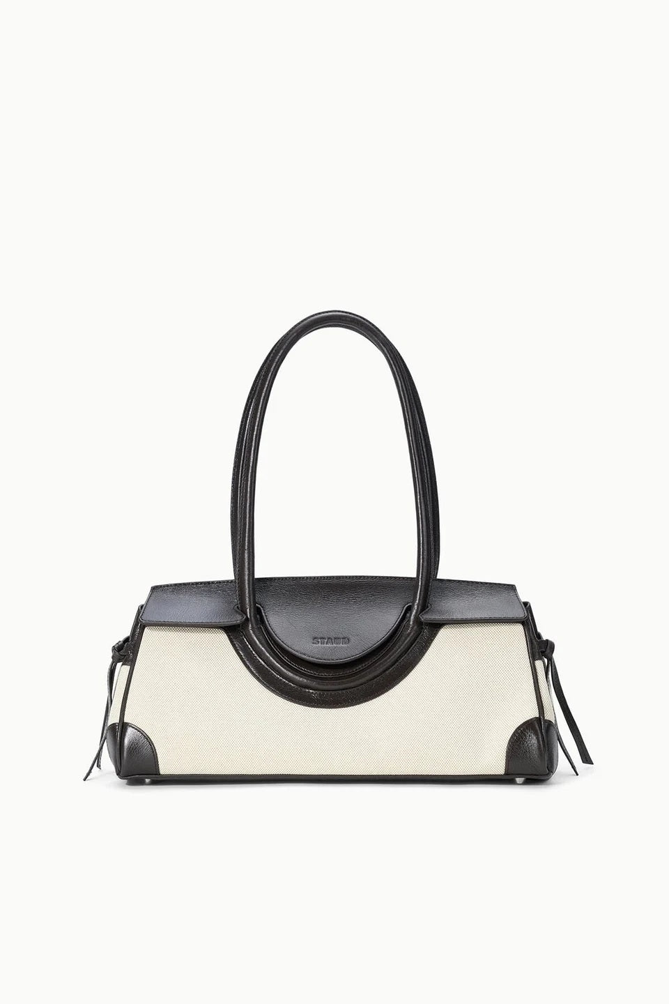 staud maude shoulder bag natural espresso