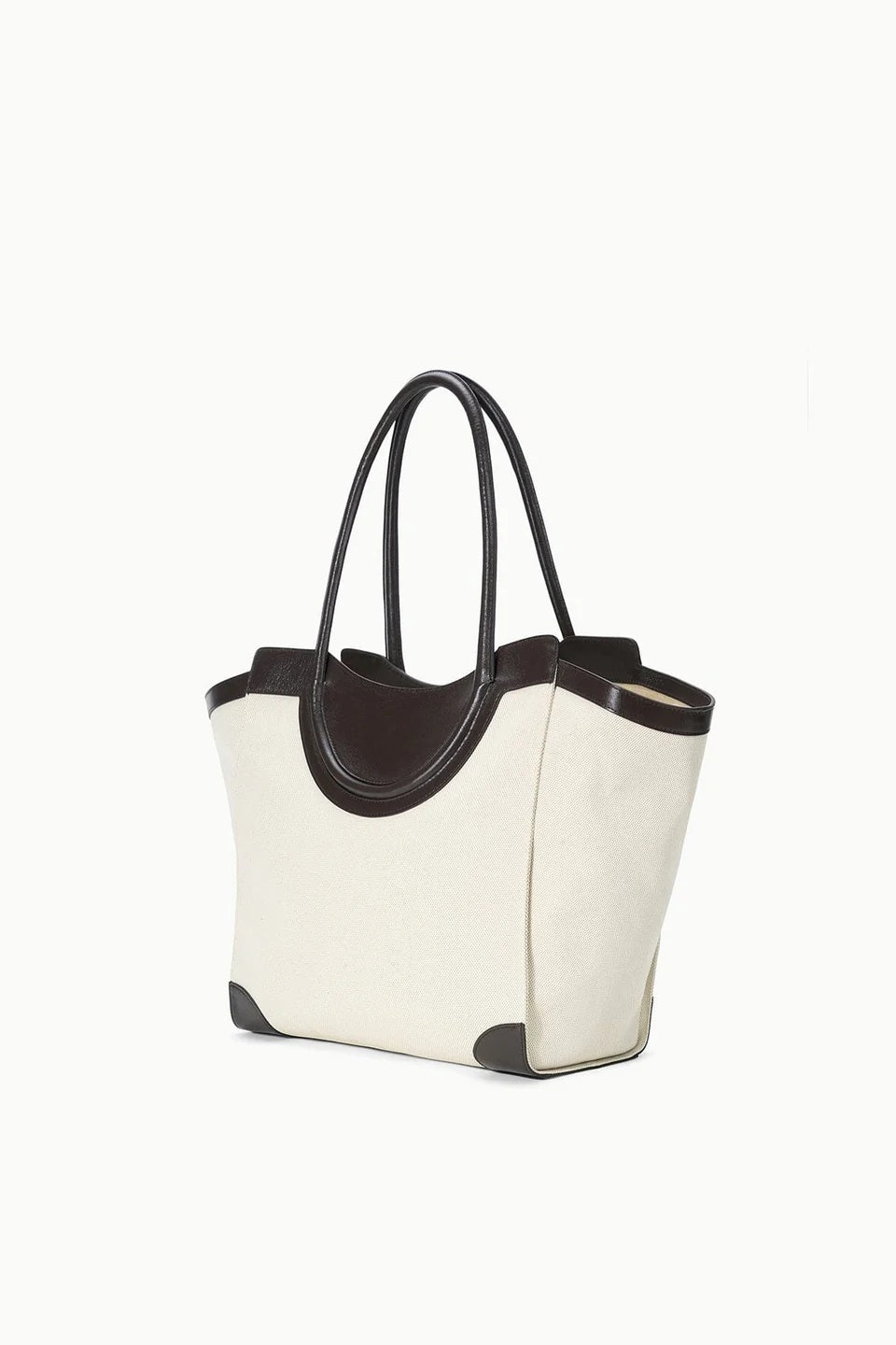 staud maude tote natural espresso