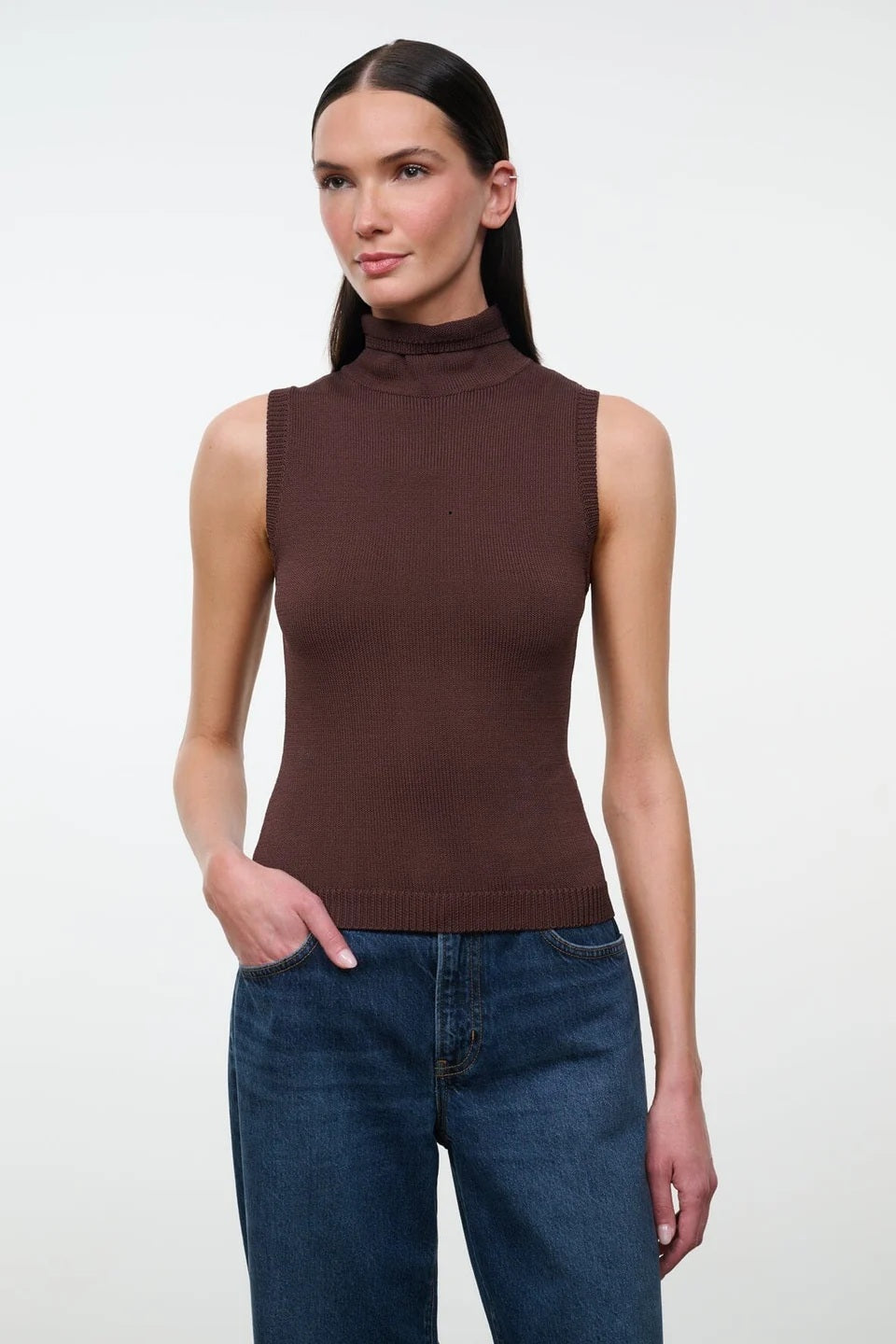staud montclair top earth