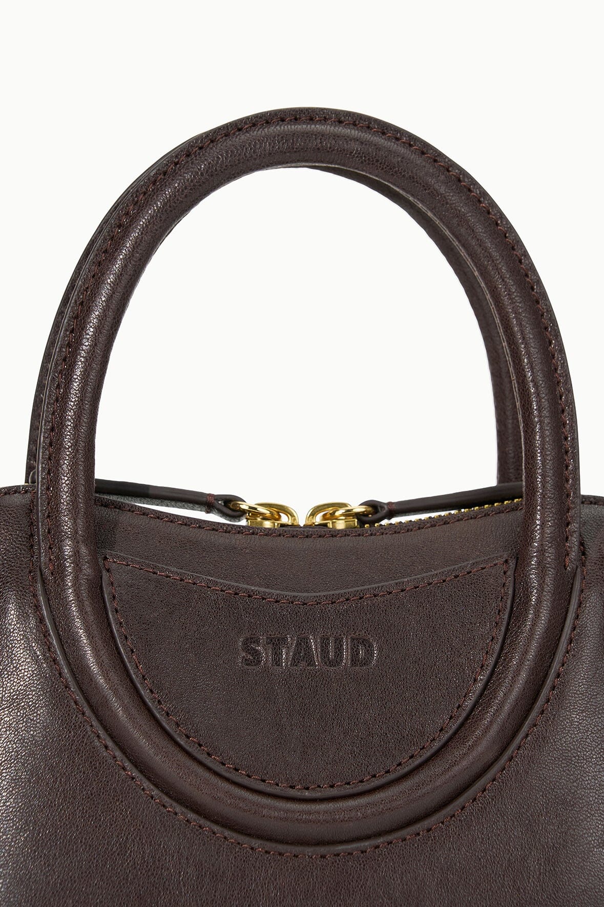 staud naomi mini satchel espresso