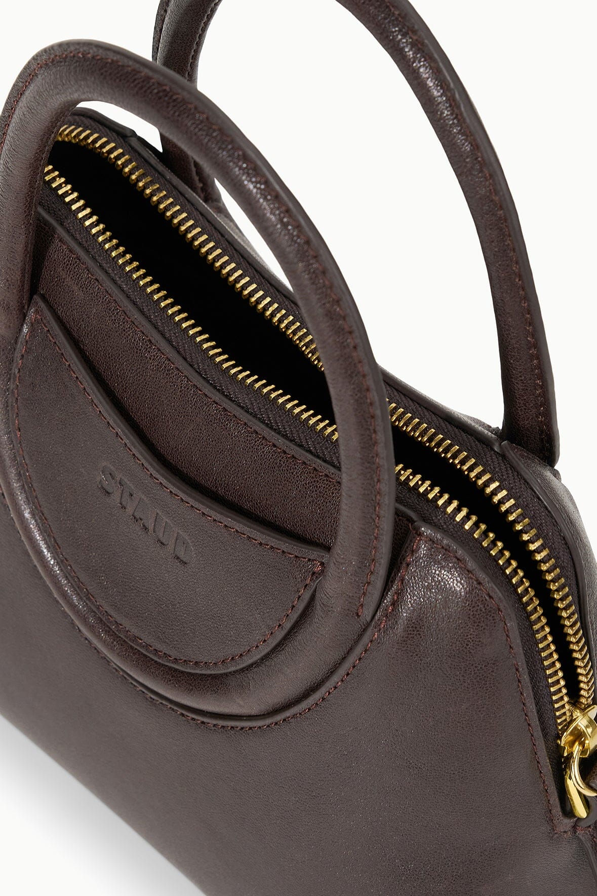 staud naomi mini satchel espresso