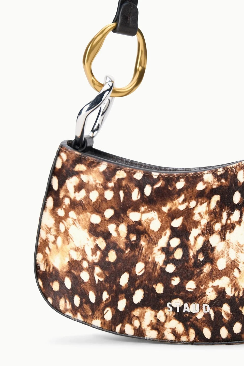 staud ollie bag fawn haircalf