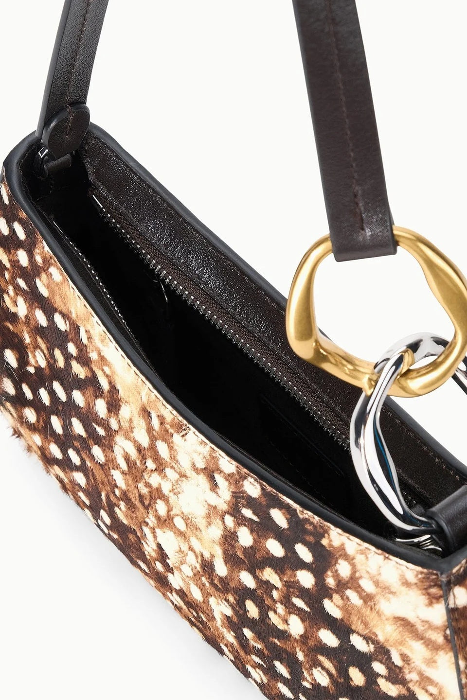 staud ollie bag fawn haircalf