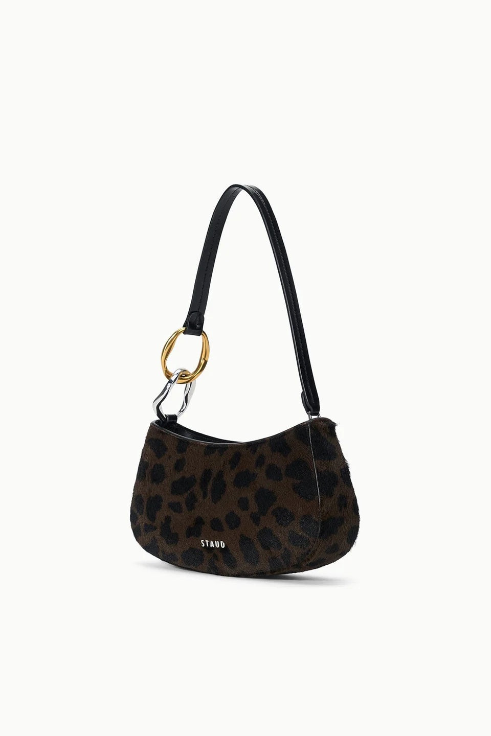 staud ollie bag leopard